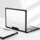 Tech-Protect Smartshell Pro για Macbook Air 13" M2 / M3 / M4 / 2023-2025 (Μαύρο/Διάφανο)