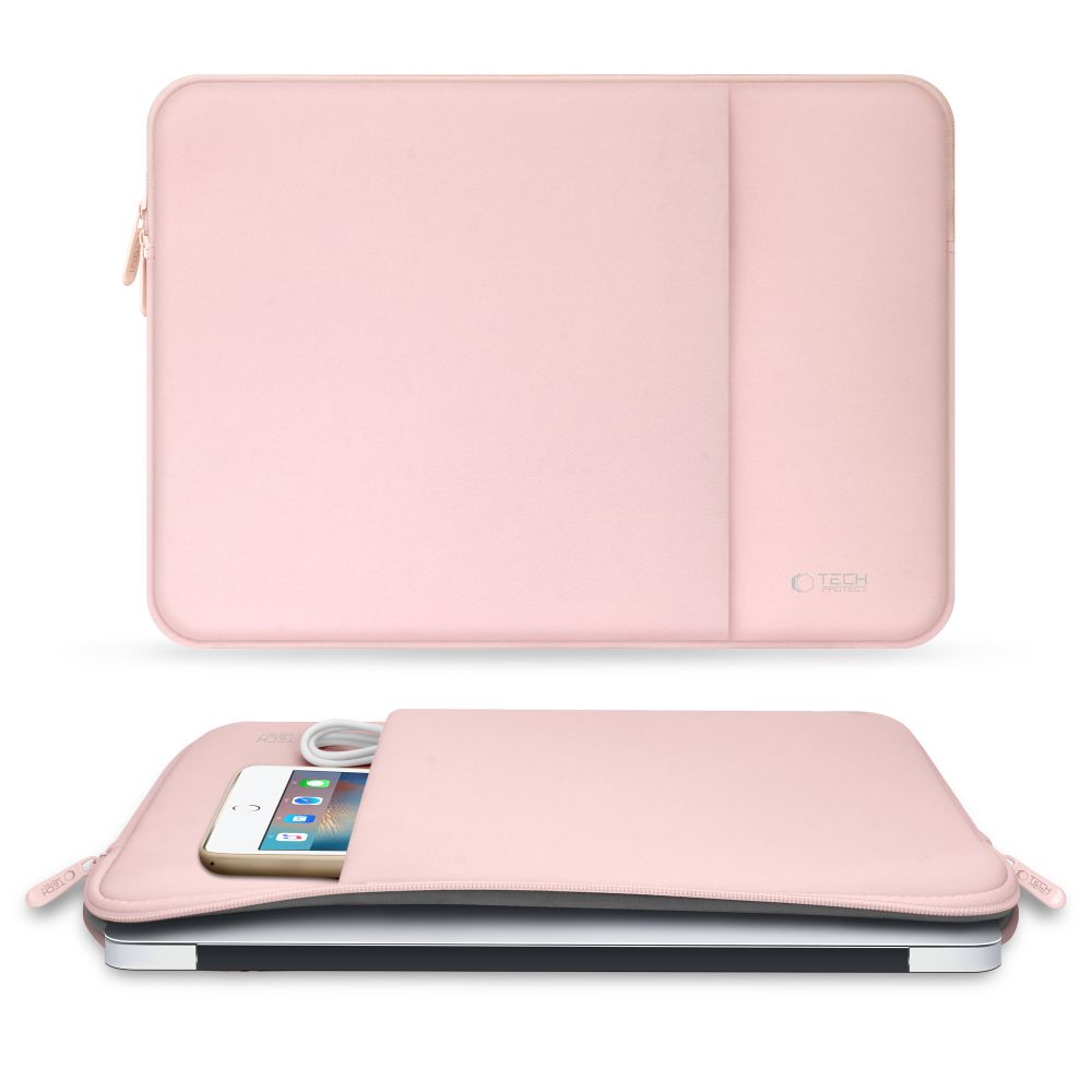 Tech-Protect Neopren Θήκη Τσάντα για Laptop 14'' (Dusty Rose)