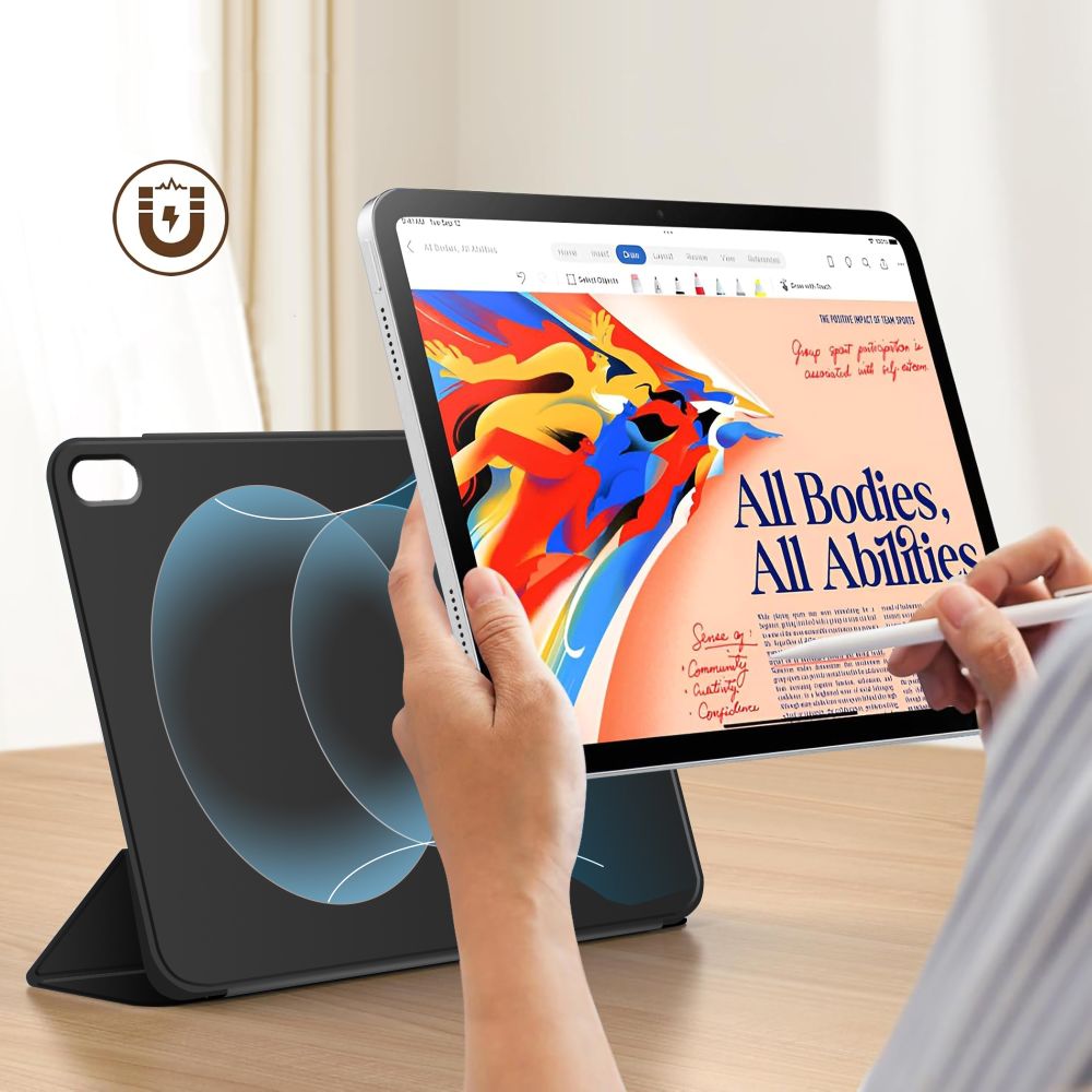Tech-Protect Smartcase Magnetic Θήκη για Apple iPad 10.9” 10 / 2022 / 11” 11 / 2025 (Μαύρο)