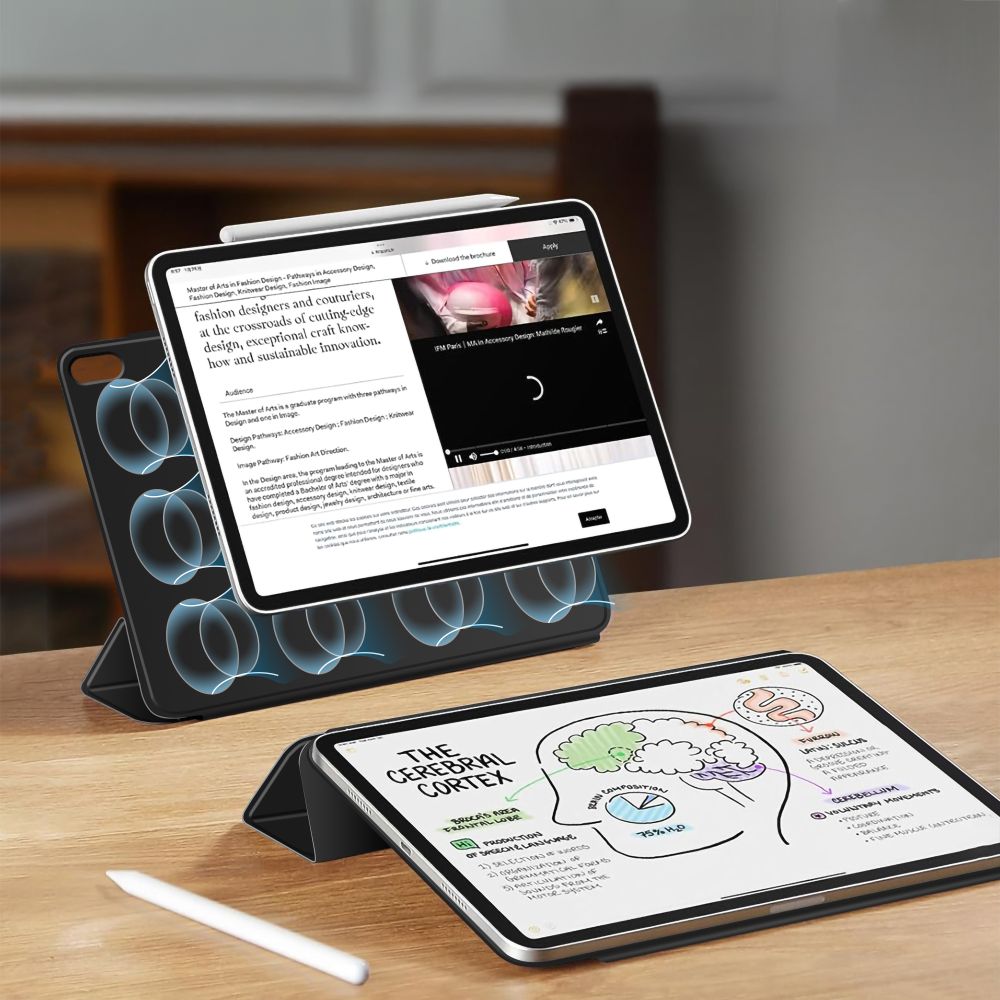 Tech-Protect Smartcase Magnetic Θήκη για Apple iPad 10.9” 10 / 2022 / 11” 11 / 2025 (Μαύρο)