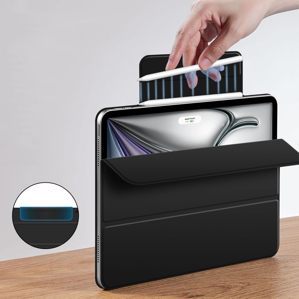 Tech-Protect Smartcase Magnetic Θήκη για Apple iPad Air 13” 1 / 2 / 2024-2025 (Μαύρο)