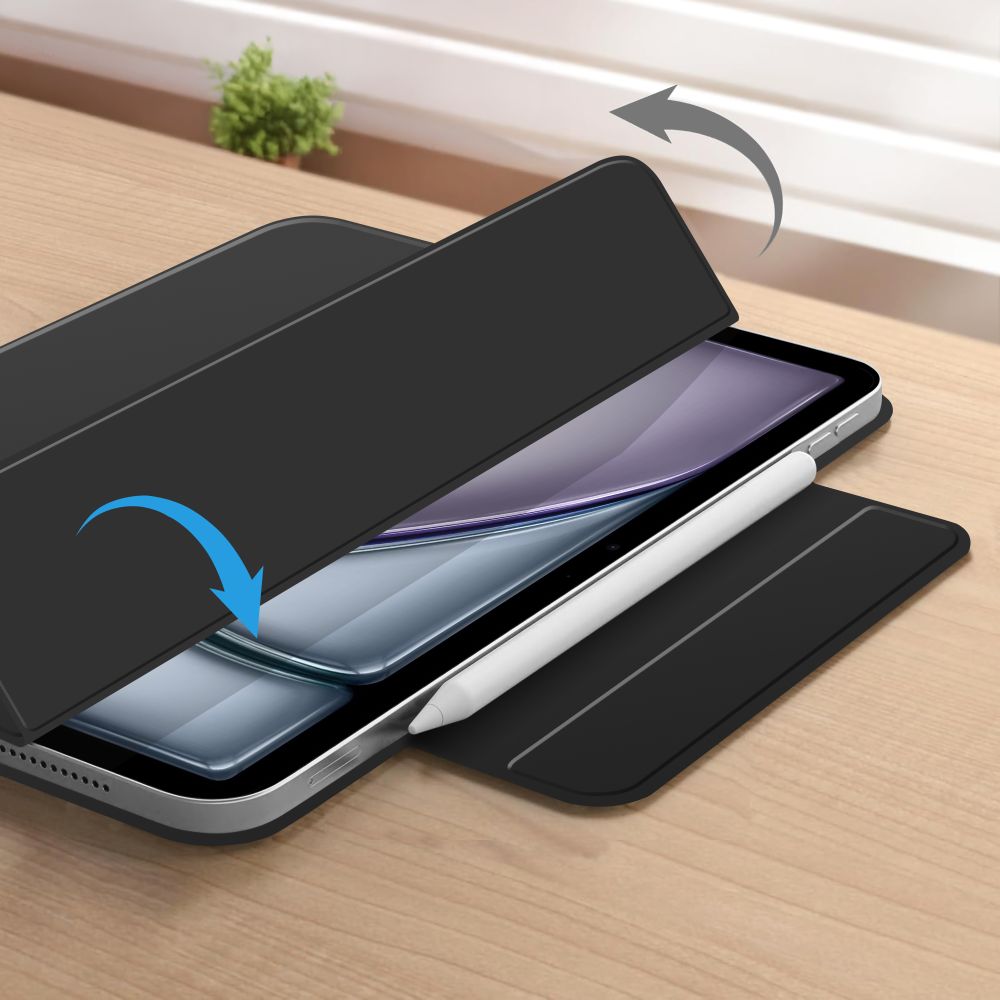 Tech-Protect Smartcase Magnetic Θήκη για Apple iPad Air 13” 1 / 2 / 2024-2025 (Μαύρο)