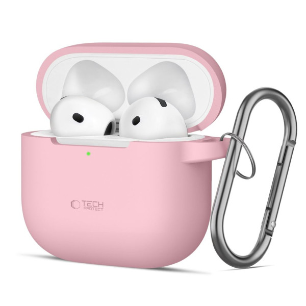 Tech-Protect Silicone Hook Θήκη για Apple AirPods 4 (Dusty Pink)