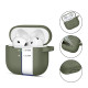 Tech-Protect Silicone Hook Θήκη για Apple AirPods 4 (Olive Green)
