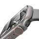 Tech Protect Defense360 Προστατευτική Θήκη PC μαζί με Tempered Glass για Apple Watch 10 (46 MM) (TITANIUM/ORANGE)