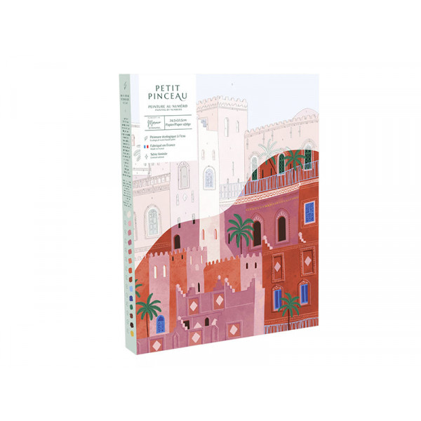 Petite Epicerie Σετ Ζωγραφικής με Αριθμό - Μικρό Πινέλο - Μαρόκο από τη Mona Mai