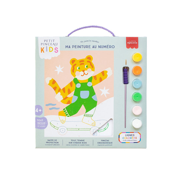 Petite Epicerie Σετ Ζωγραφικής Πινέλο για Μικρά Παιδιά - Titi Skate