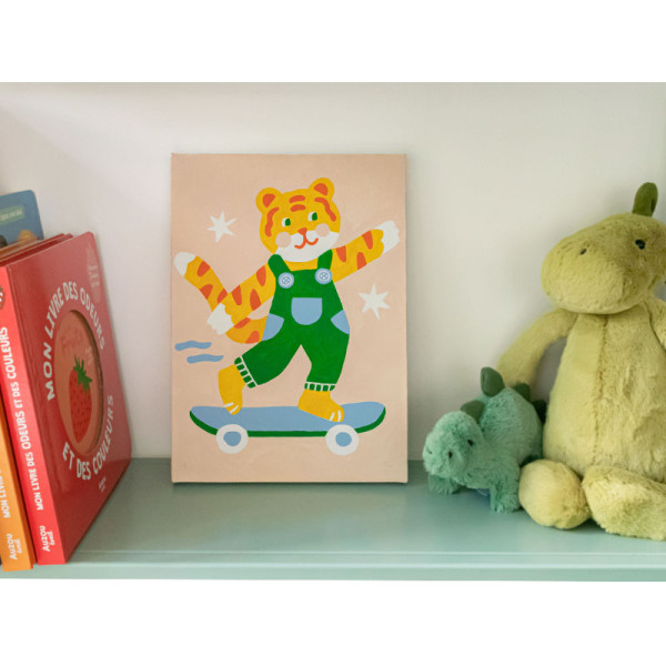 Petite Epicerie Σετ Ζωγραφικής Πινέλο για Μικρά Παιδιά - Titi Skate