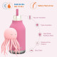 Asobu Bestie Bottle Ανοξείδωτο Μπουκάλι Θερμός 460ml (Μέδουσα)