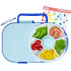 Gobe 2σε1 Φαγητοδοχείο και Snack Spinner Sticker Edition (Blueberry Blue)