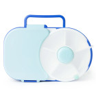 Gobe 2σε1 Φαγητοδοχείο και Snack Spinner Sticker Edition (Blueberry Blue)