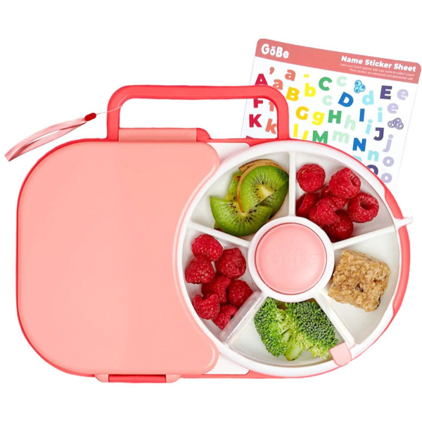 Gobe 2σε1 Φαγητοδοχείο και Snack Spinner Sticker Edition (Watermelon)