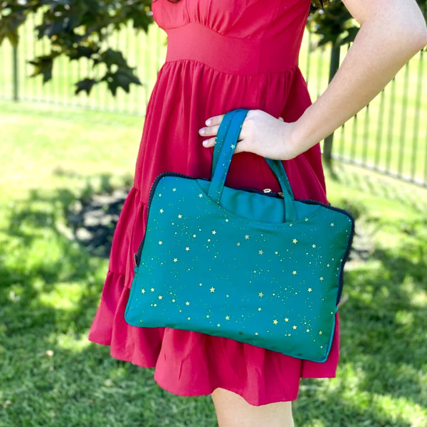 Yumbox Poche Lunch Bag Ισοθερμική Τσάντα - Navy Gold Stars