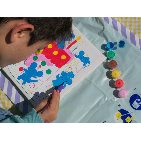 Petite Epicerie Σετ Ζωγραφικής Πινέλο για Μικρά Παιδιά - Yummy