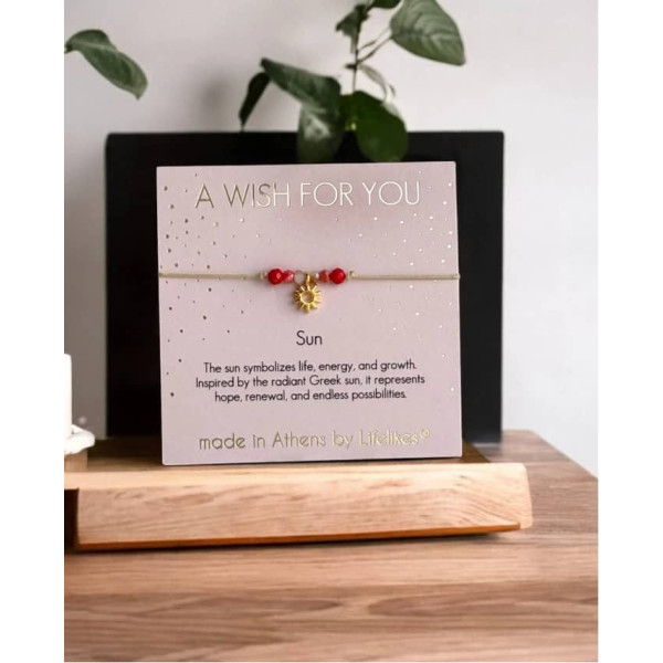 LifeLikes Βραχιόλι Ευχούλα Sun