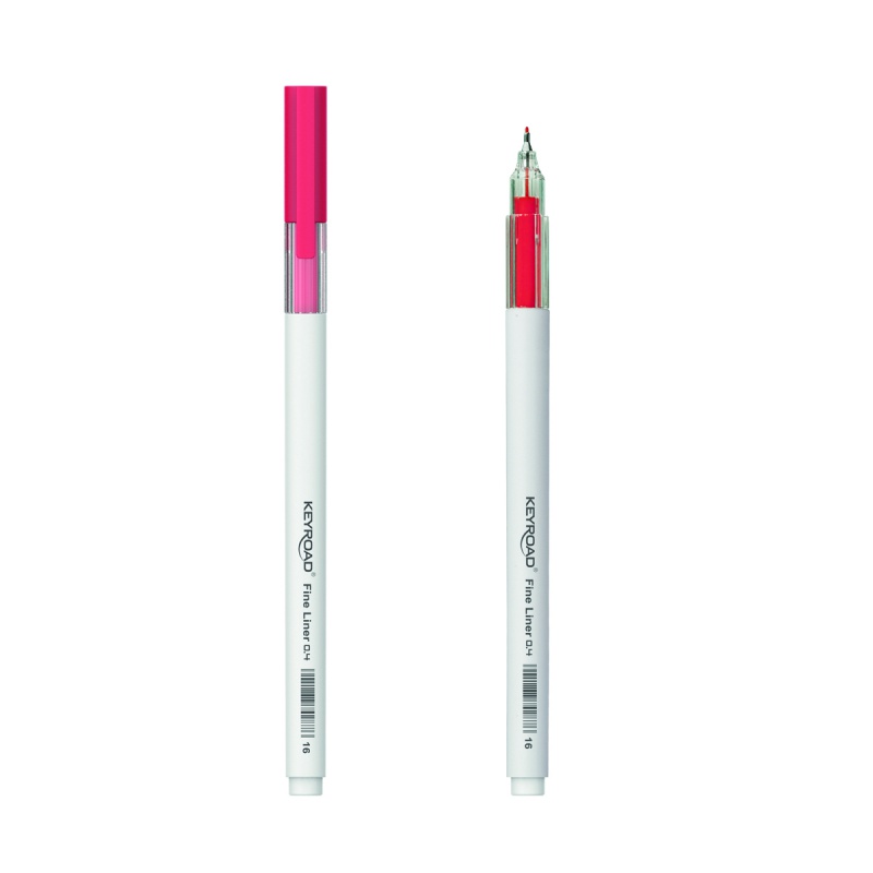 Keyroad Στυλό Fine Liner 0.4mm (Κόκκινο)