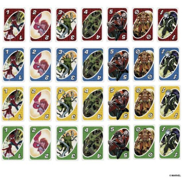 Mattel Uno:The Amazing Spiderman Επιτραπέζιο Παιχνίδι με Κάρτες (HXY08)