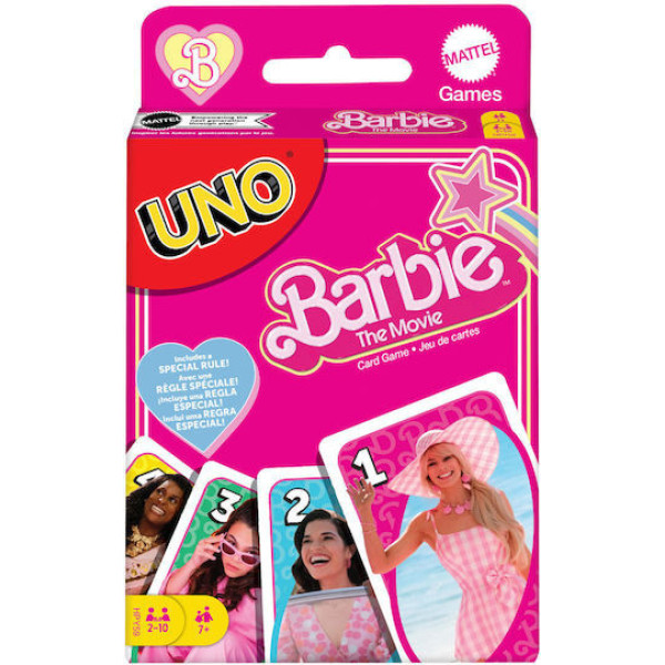 Mattel: Uno Barbie Movie - 4Lb Επιτραπέζιο Παιχνίδι με Κάρτες (HPY59)