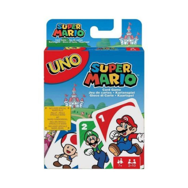 Mattel UNO Super Mario Επιτραπέζιο Παιχνίδι με Κάρτες (Excl.) (DRD00)