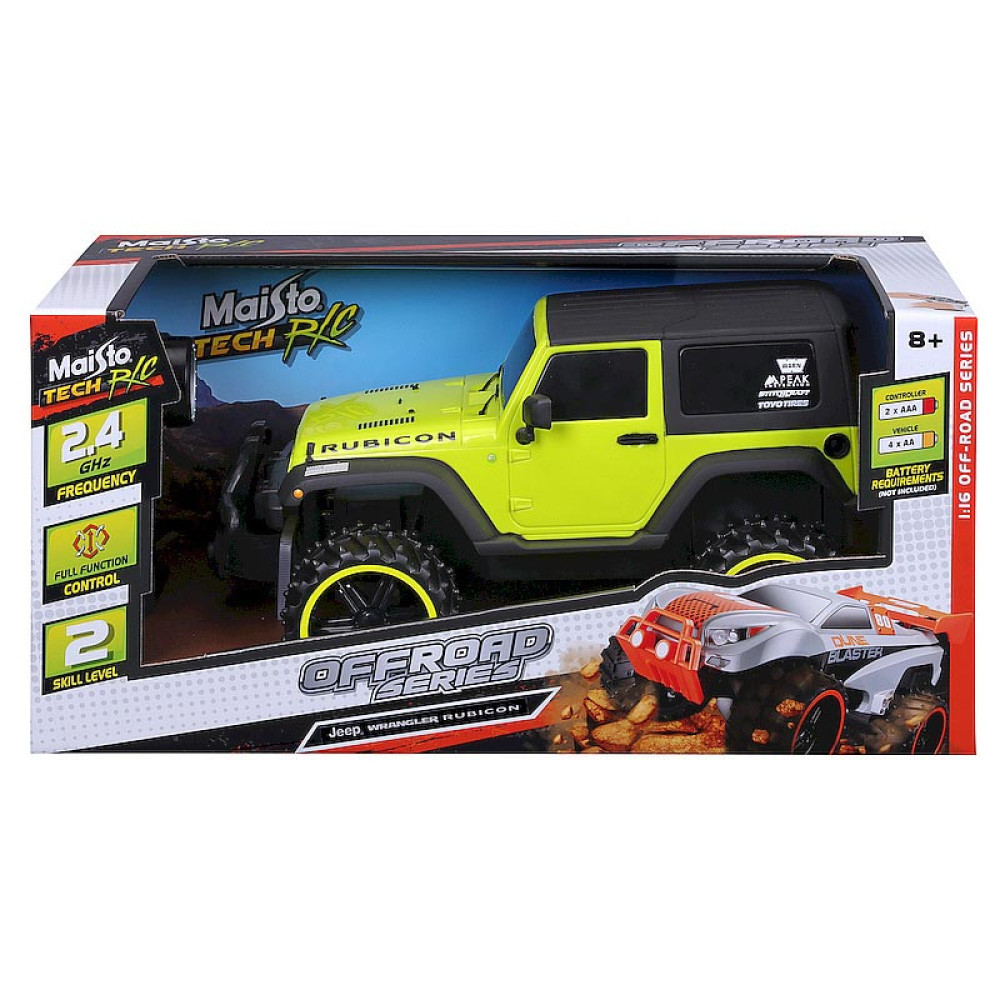 Maisto Tech RC Off Road Series Jeep Wrangler Rubicon 1/16