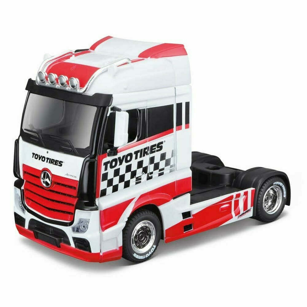 Bburago Haulers Custom Cabs Mercedes Actros Toyo Tyres 1/43 (Λεύκο)