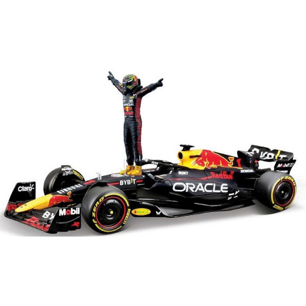 Bburago Race - Oracle Red Bull Formula1 RB19 (2023) #1 with Driver Max Verstappen 1/24