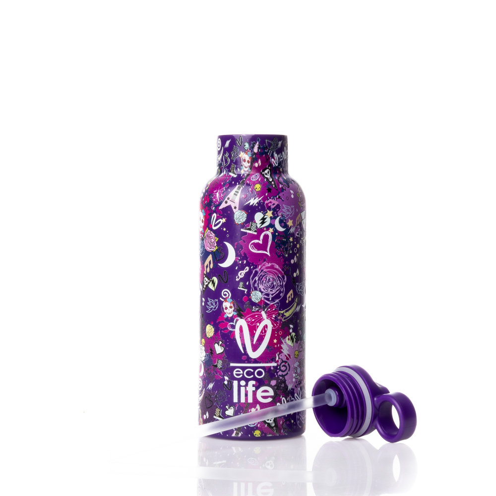 EcoLife x Vasiliki Das Ανοξείδωτο Μπουκάλι Θερμός 500ml