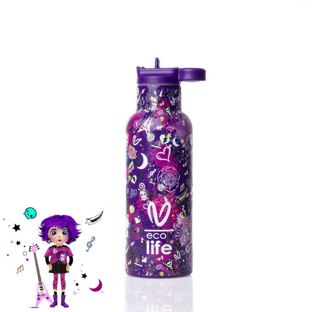 EcoLife x Vasiliki Das Ανοξείδωτο Μπουκάλι Θερμός 500ml