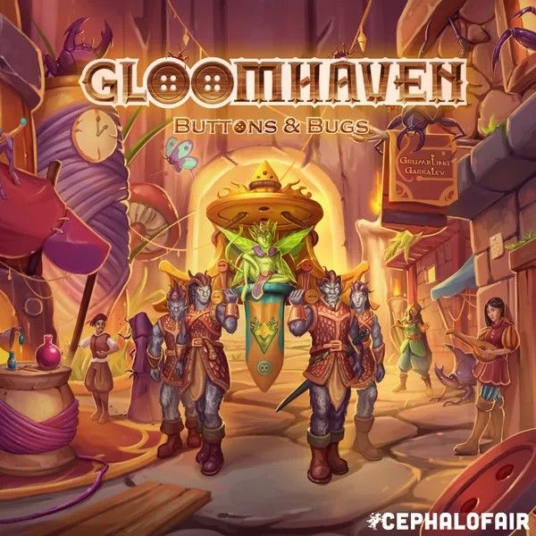 Επιτραπέζιο Gloomhaven: Buttons & Bugs