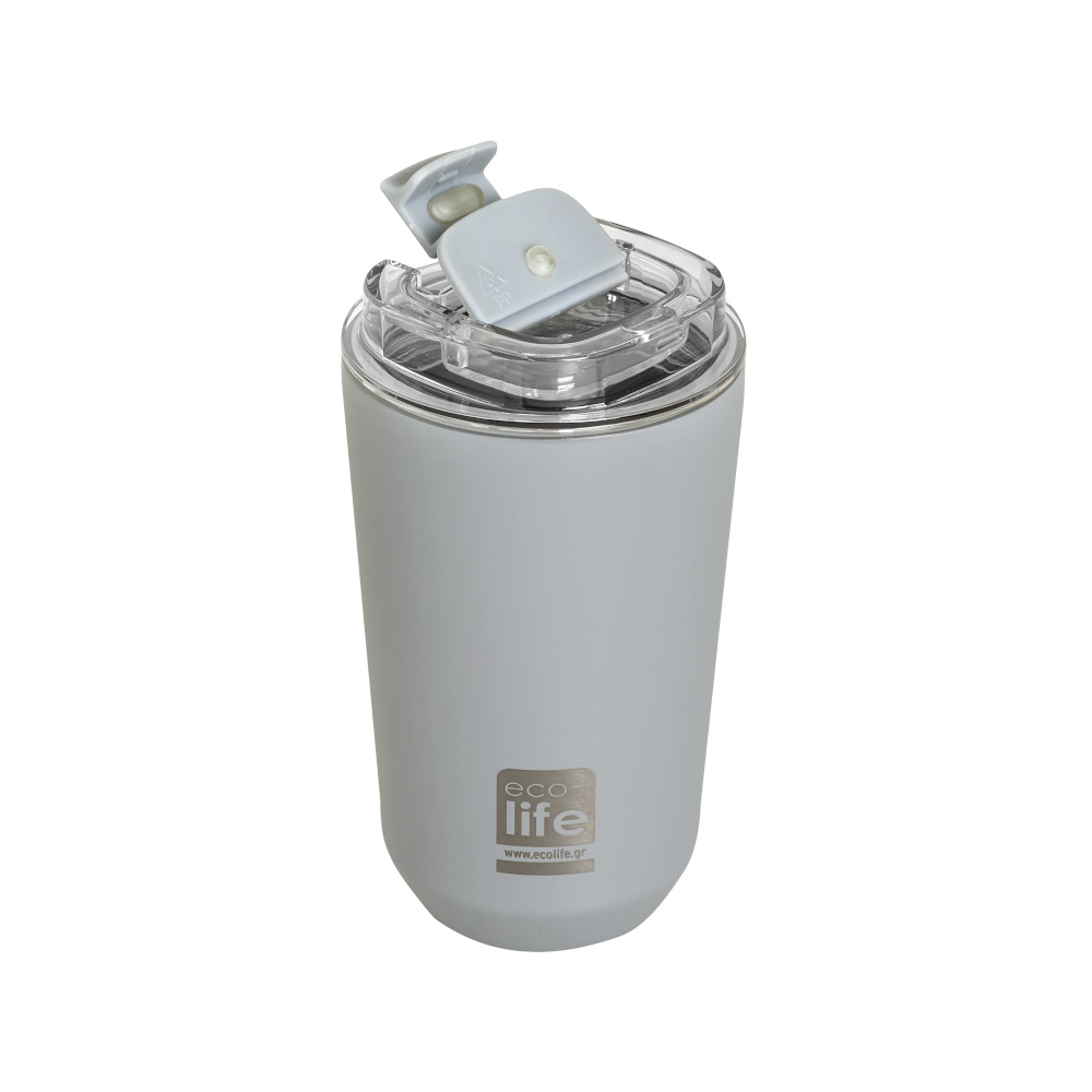 EcoLife Ανοξείδωτο Ποτήρι Θερμός Pure Grey 360ml