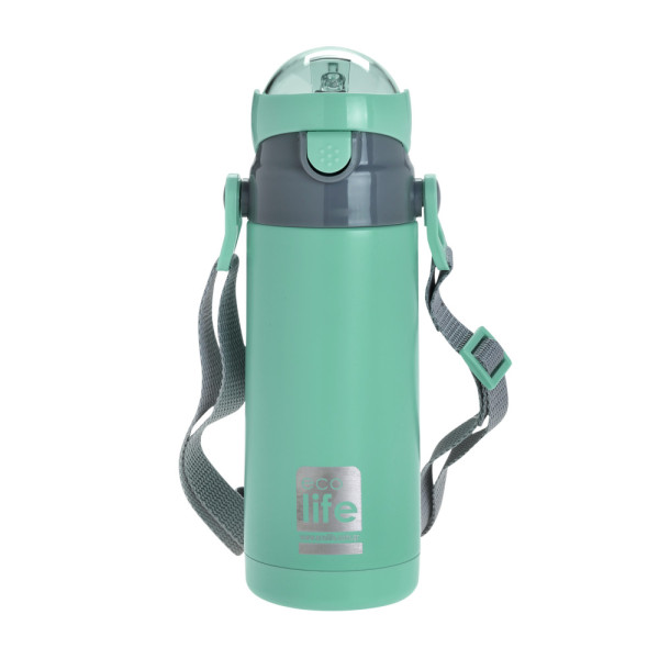 EcoLife Kids Thermos Ανοξείδωτο Μπουκάλι Θερμός Mint 400ml