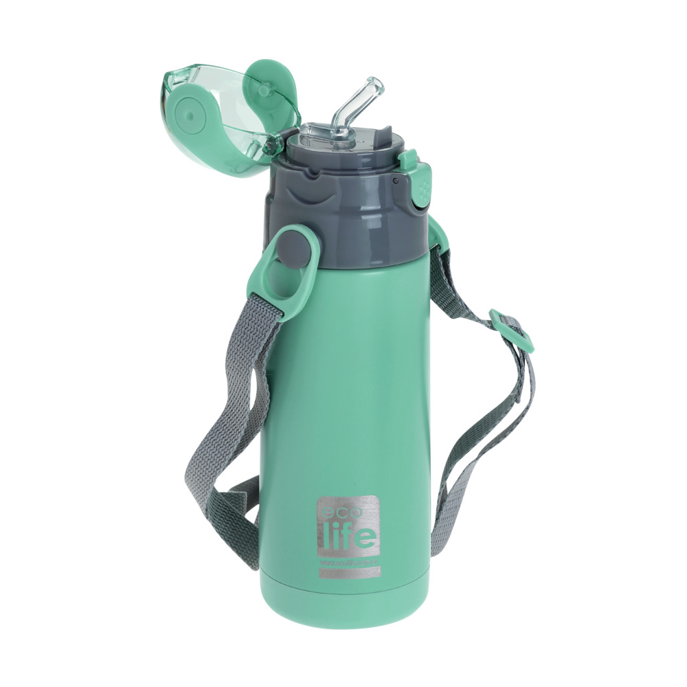 EcoLife Kids Thermos Ανοξείδωτο Μπουκάλι Θερμός Mint 400ml