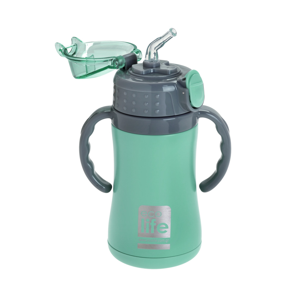 EcoLife Kids Thermos Ανοξείδωτο Μπουκάλι Θερμός Mint 300ml