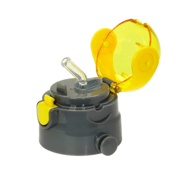 EcoLife Aνταλλακτικό Πώμα για Kids Thermos Yellow 400ml