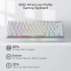 Redragon Horus Mini K632W-RGB PRO Μηχανικό Gaming πληκτρολόγιο Wired / 2.4G / BT (White)