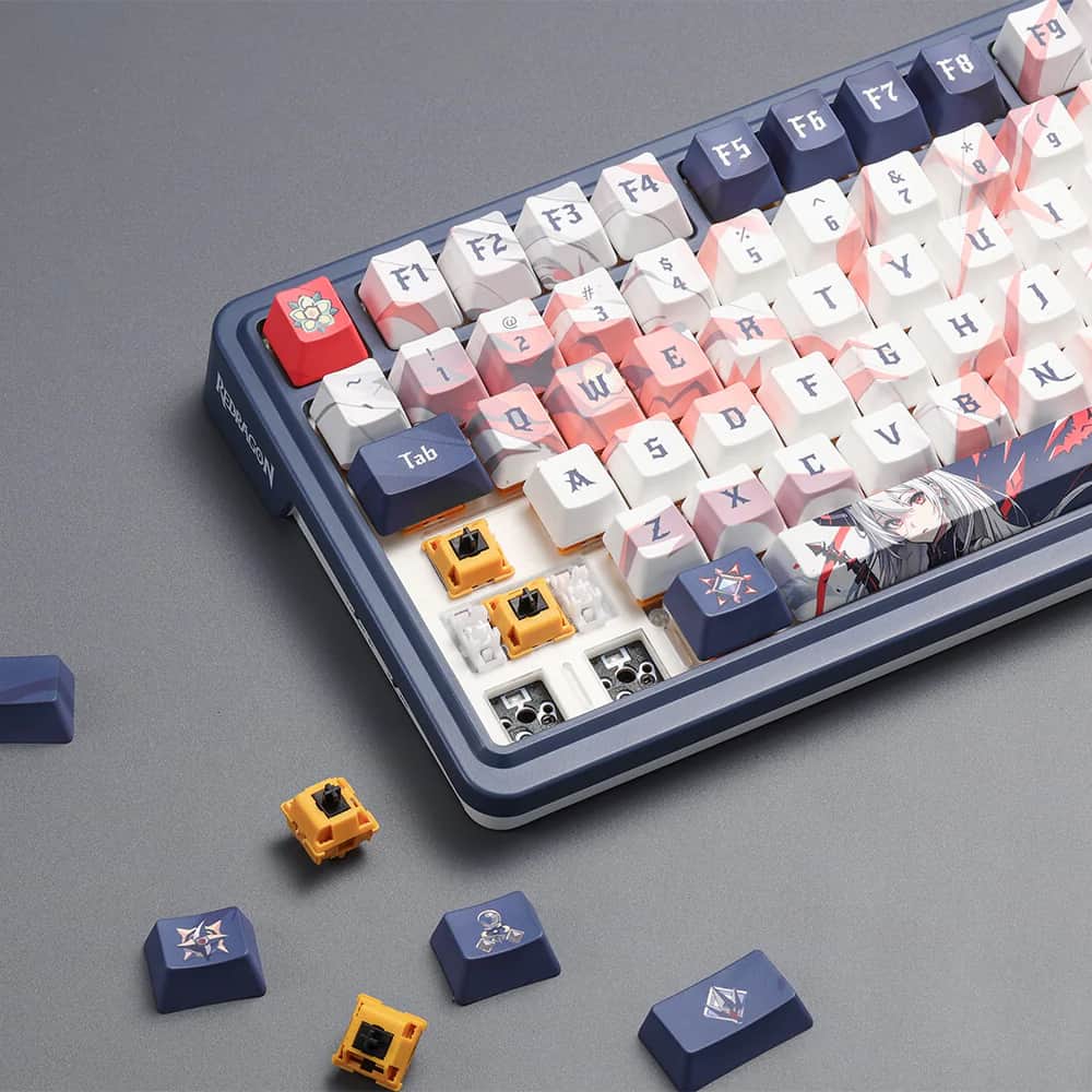 Redragon Eisa K686AK-RGB-PRO Μηχανικό Gaming πληκτρολόγιο Wired / 2.4G / BT