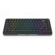 Redragon Flekact K708RGB-PRO Μηχανικό Gaming πληκτρολόγιο Wired / 2.4G / BT, LCD (Black)