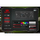 Redragon Flekact K708RGB-PRO Μηχανικό Gaming πληκτρολόγιο Wired / 2.4G / BT, LCD (Black)