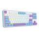 Redragon Star Blade Pro K707WBP-RGB-PRO Μηχανικό Gaming πληκτρολόγιο Wired / 2.4G / BT