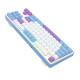 Redragon Star Blade Pro K707WBP-RGB-PRO Μηχανικό Gaming πληκτρολόγιο Wired / 2.4G / BT