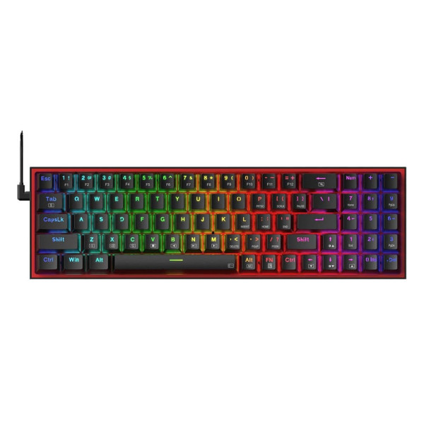 Redragon Pollux K628-RGB Μηχανικό Ενσύρματο Gaming πληκτρολόγιο (Black)
