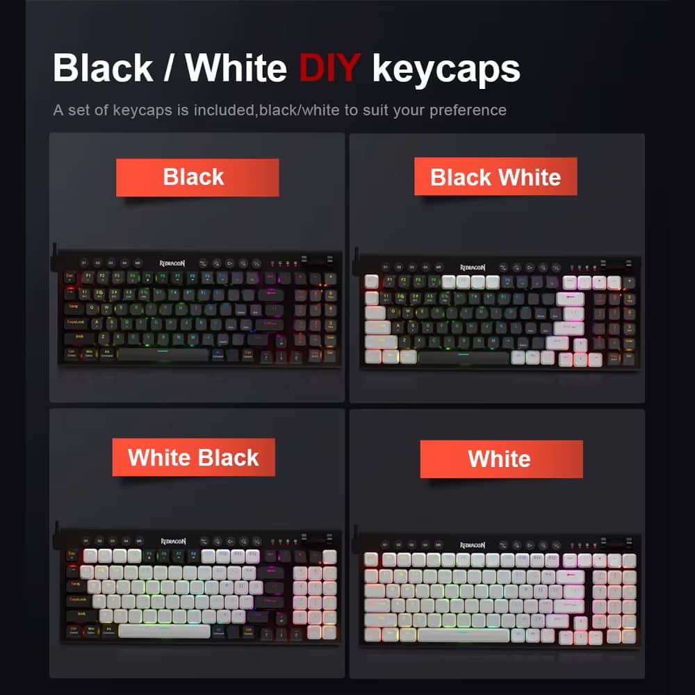 Redragon Sion K653-RGB Μηχανικό Ενσύρματο Low Profile Gaming πληκτρολόγιο
