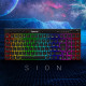 Redragon Sion K653-RGB Μηχανικό Ενσύρματο Low Profile Gaming πληκτρολόγιο