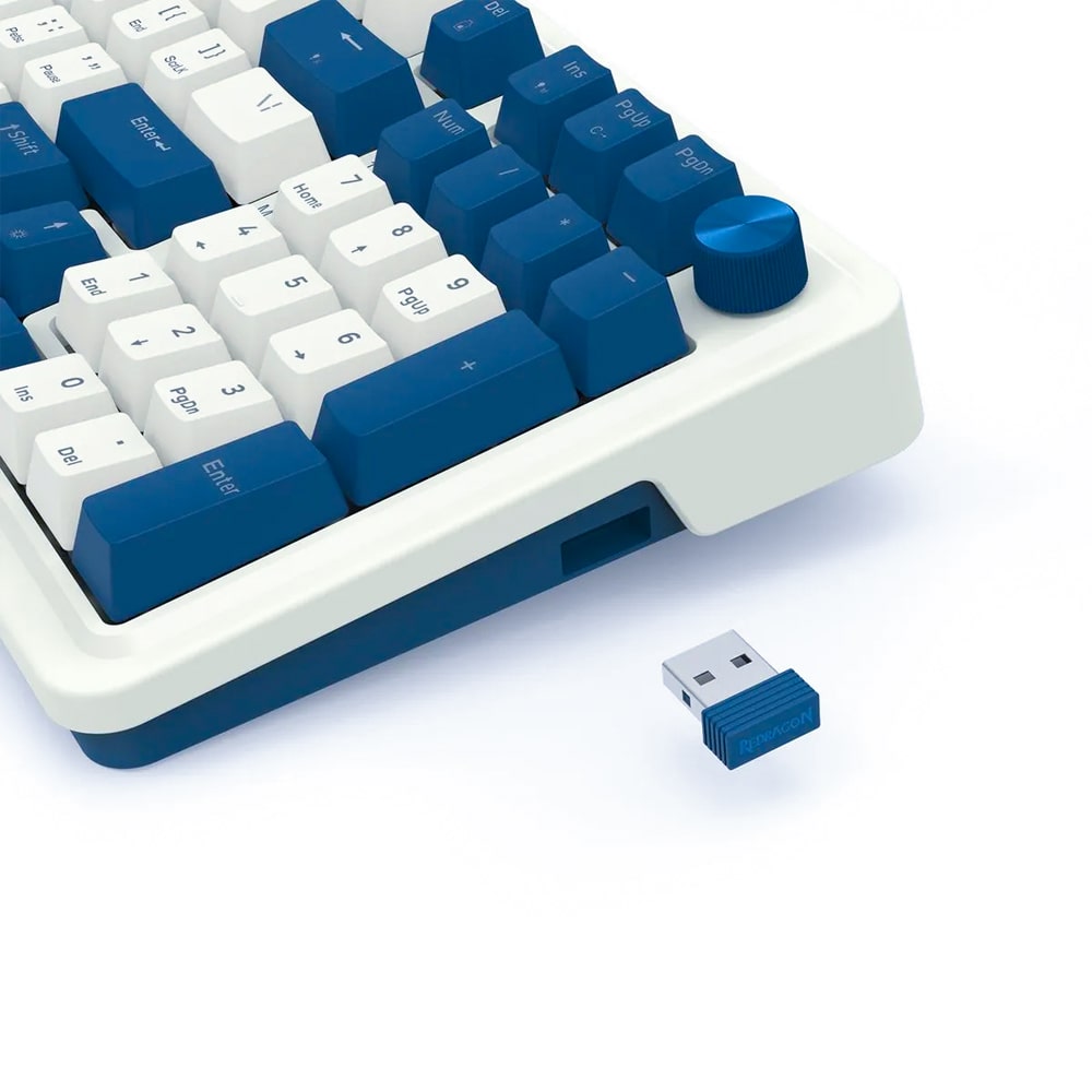 Redragon Eisa K686WB-RGB-PRO Μηχανικό Gaming πληκτρολόγιο Wired / 2.4G / BT