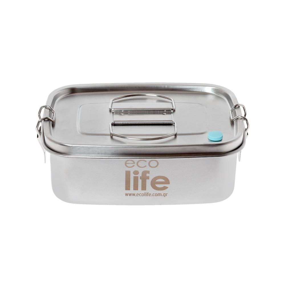 EcoLife Ανοξείδωτο Φαγητοδοχείο 1lt Μονού Τοιχώματος