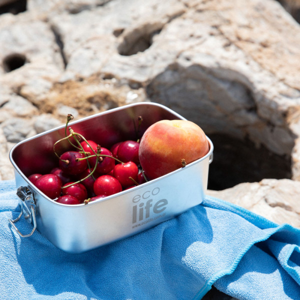 EcoLife Ανοξείδωτο Φαγητοδοχείο 1lt Μονού Τοιχώματος