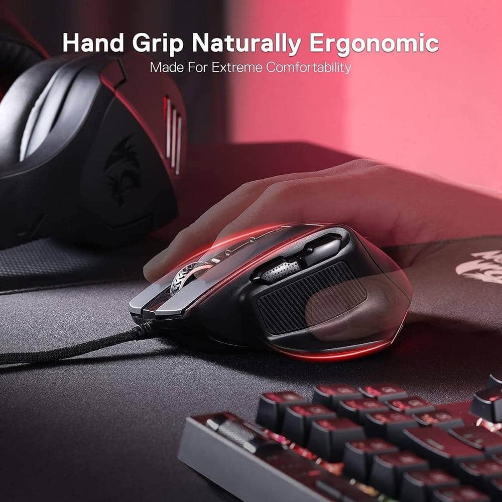 Redragon Bullseye M806-RGB Ενσύρματο Gaming Ποντίκι (Μαύρο)