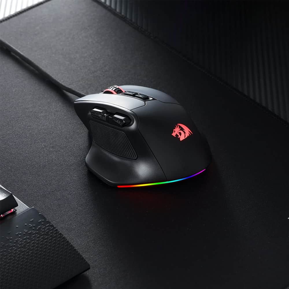 Redragon Bullseye M806-RGB Ενσύρματο Gaming Ποντίκι (Μαύρο)