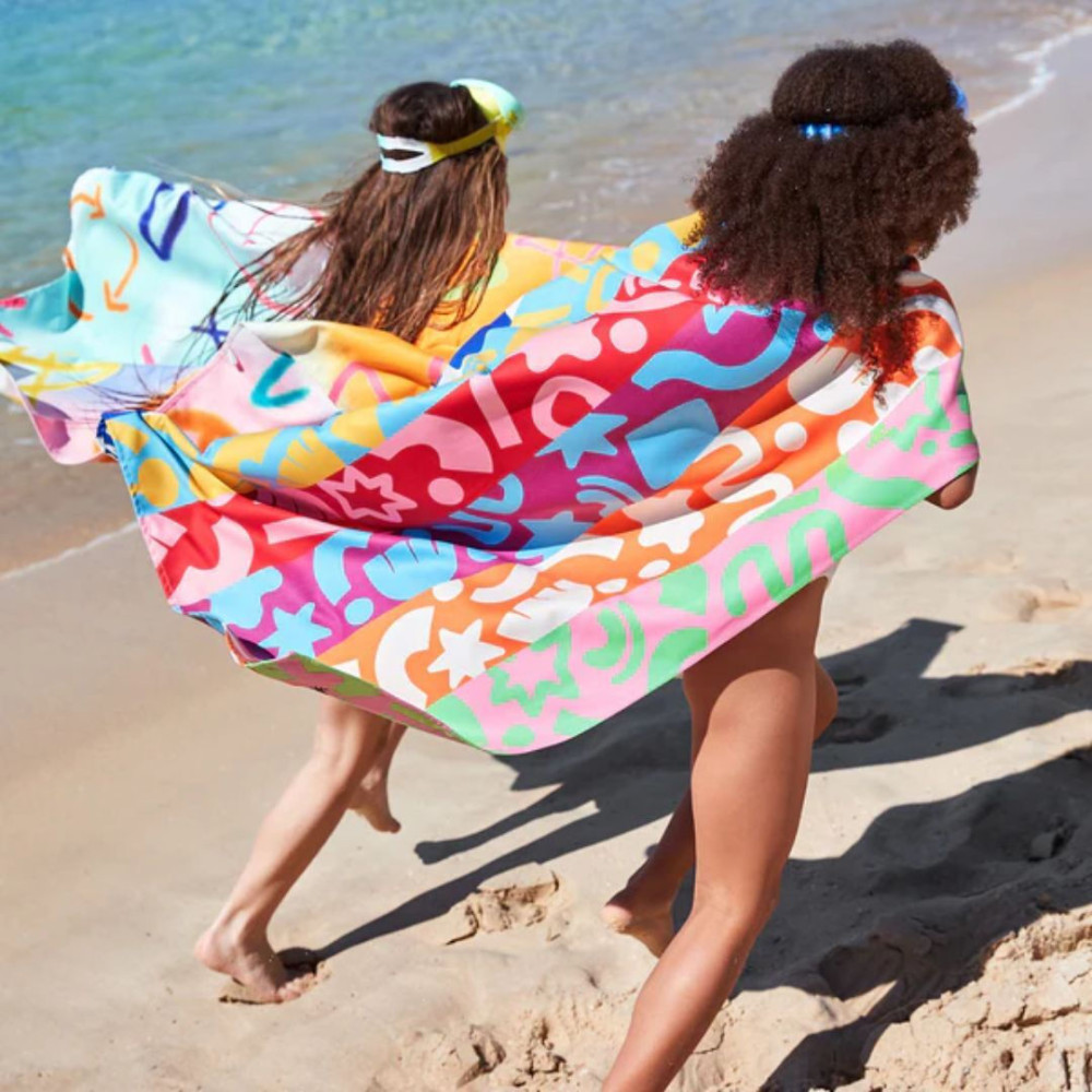 Dock & Bay Παιδική Πετσέτα Θαλάσσης Μικροΐνών 130 x 70 cm - Power of Positivity