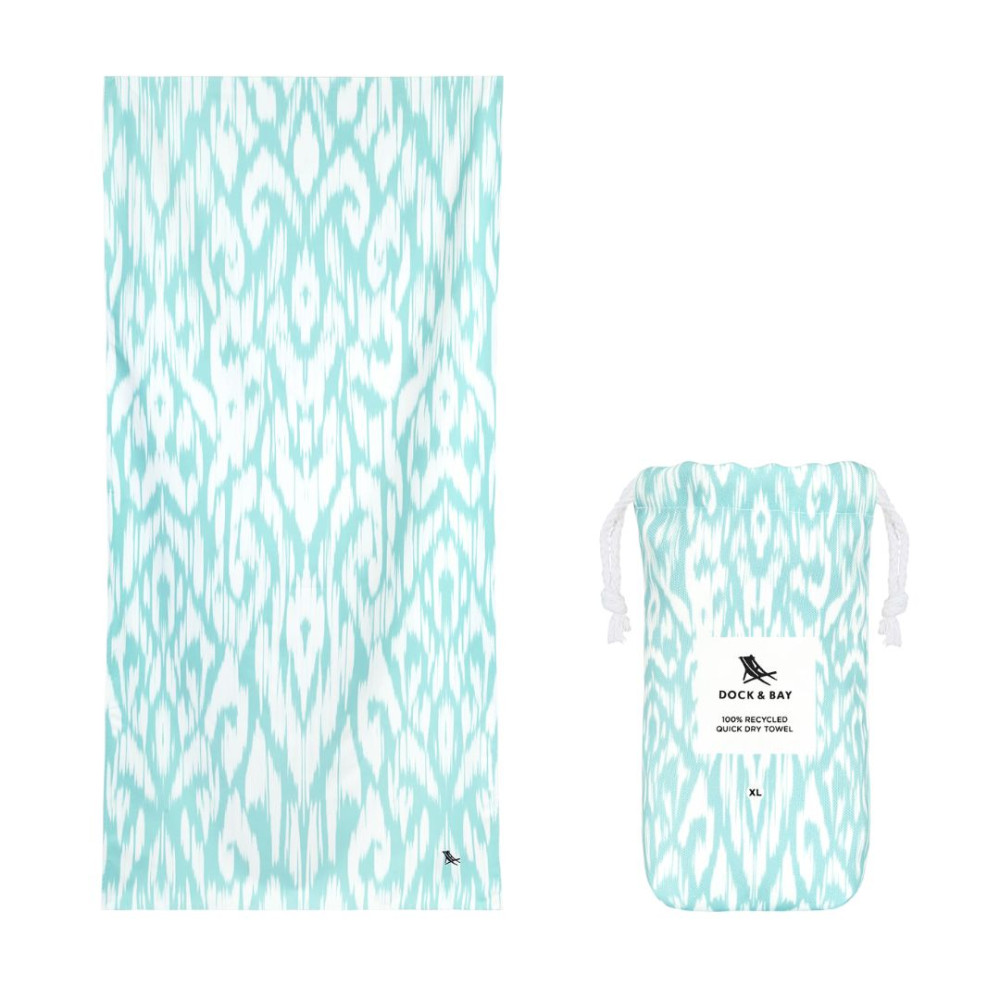 Dock & Bay Πετσέτα Θαλάσσης Μικροΐνών 200 x 90 cm - Soft Seafoam